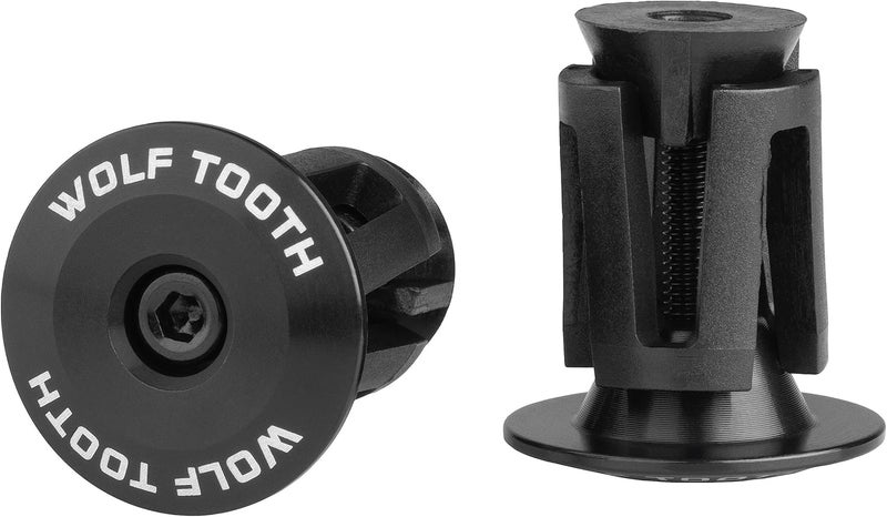 Alloy Bar End Plugs (Set of 2) - Black